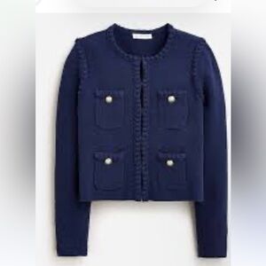 J. Crew Odette Navy Sweater